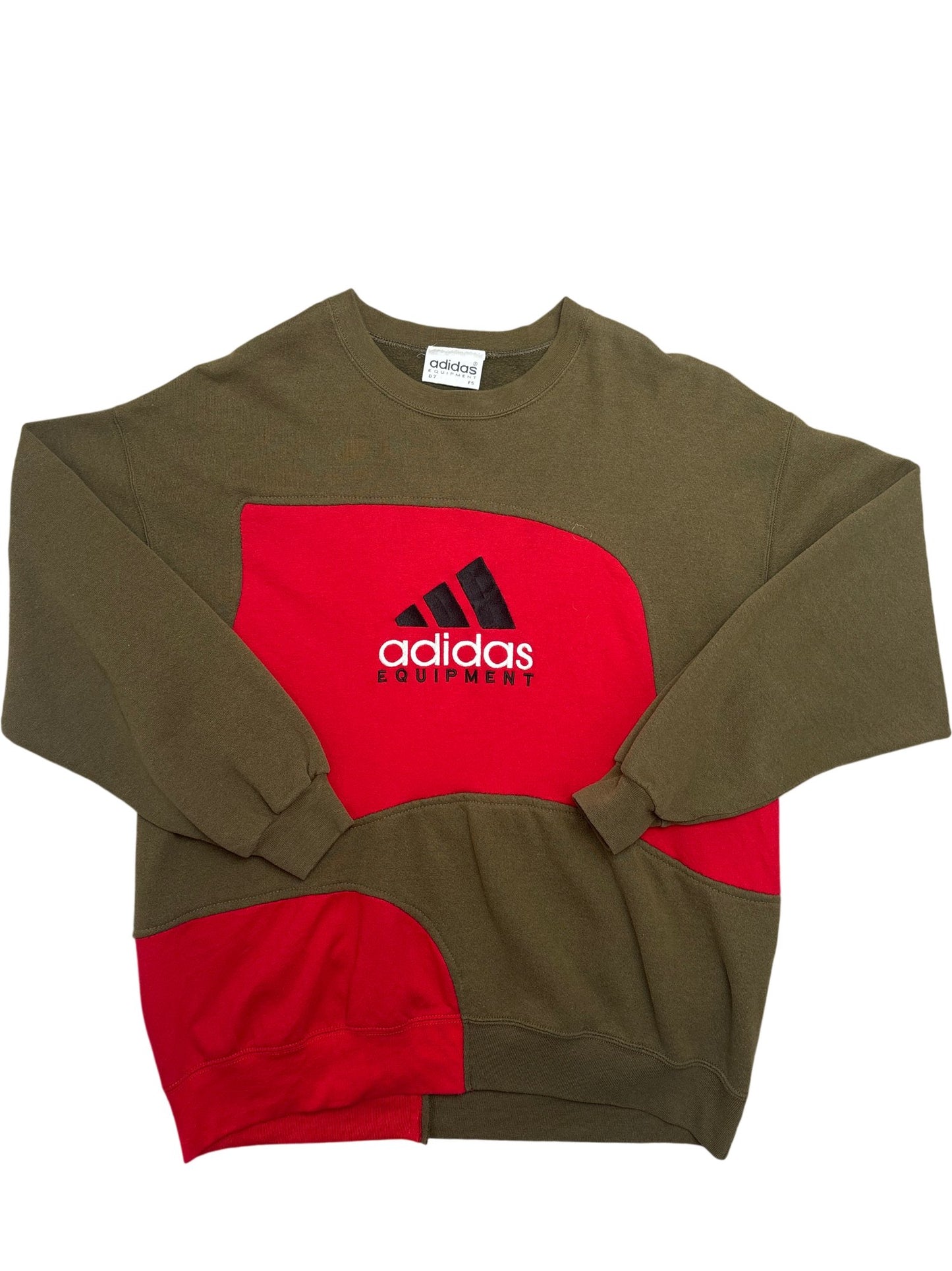 Vintage Green Adidas Equipment Sweatshirt 90s (L)
