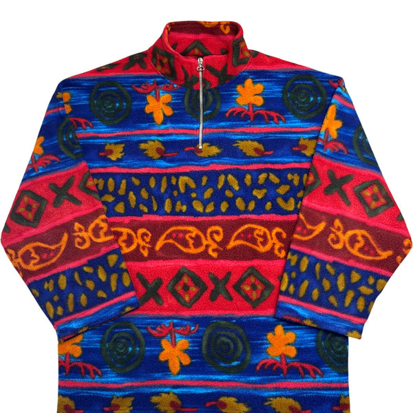 Vintage Multi Whack Vintage Fleece Retro Patterned (L)