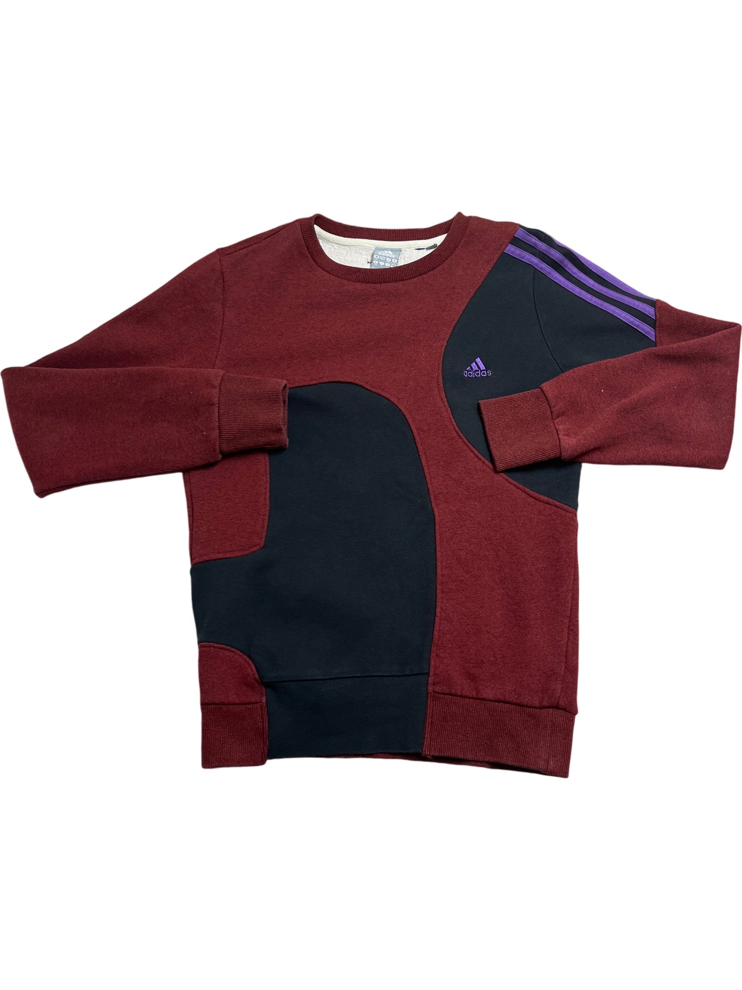 Vintage Burgundy Adidas Sweatshirt (S)
