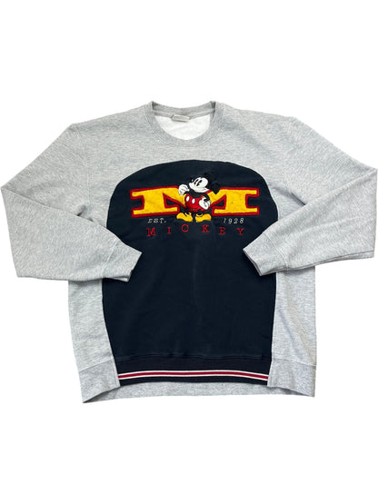 Vintage Grey Disney Mickey Crewneck Sweatshirt 90s (L)