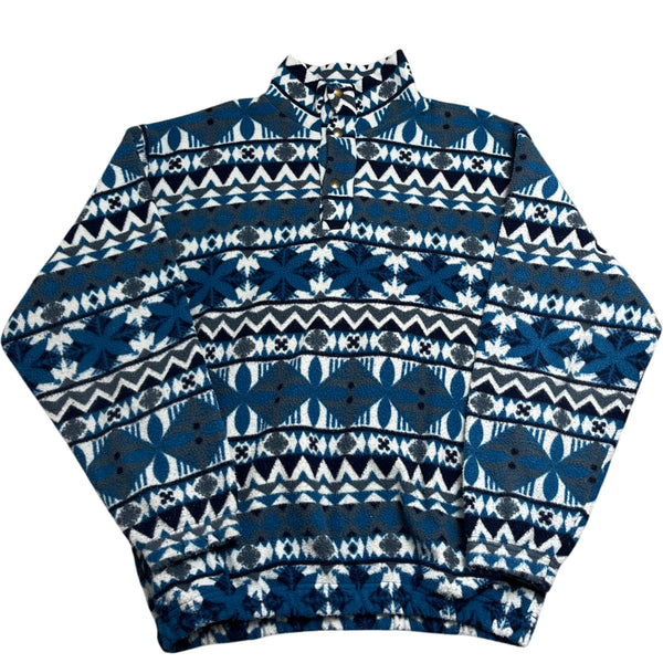 Vintage Blue Aztec Fleece L (M)