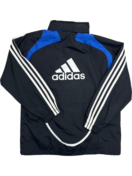 Vintage Black Adidas Chelsea Track Jacket Kids 10-11 (XXS)