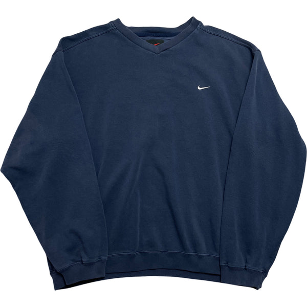 Vintage Navy Nike Sweatshirt XL (XL)