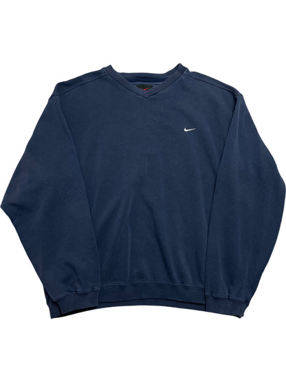 Vintage Navy Nike Sweatshirt XL (XL)