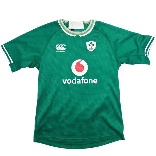 Vintage Green Canterbury Rugby Jersey IRFU Vodafone (L)