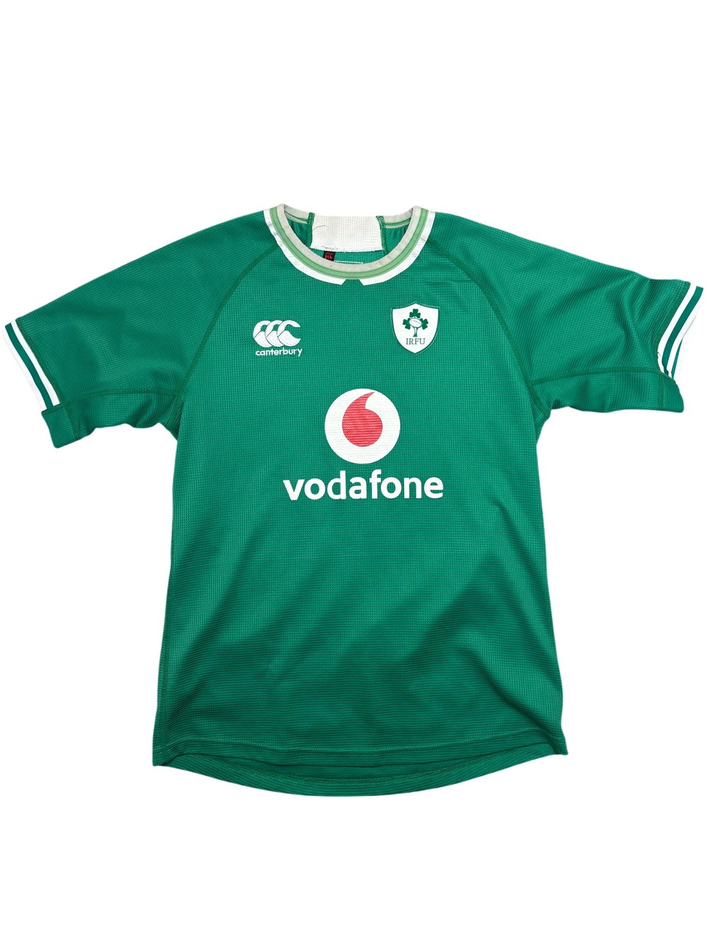 Vintage Green Canterbury Rugby Jersey IRFU Vodafone (L)