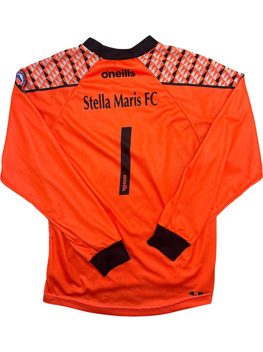 Vintage Orange O'Neills Stella Maris FC Jersey Kids 13 (XXS)