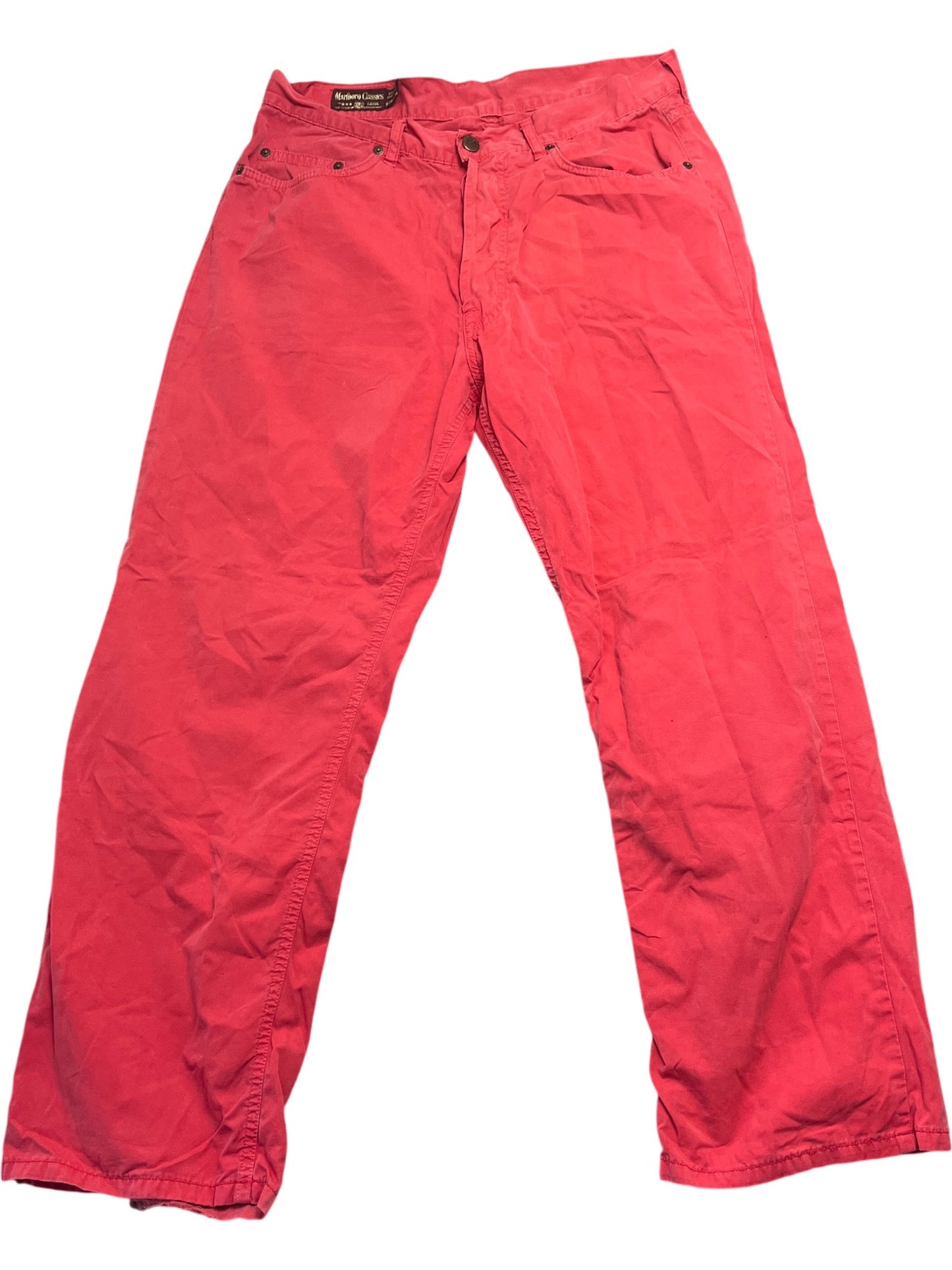 Vintage Red Marlboro Classics Trousers L34 (L)