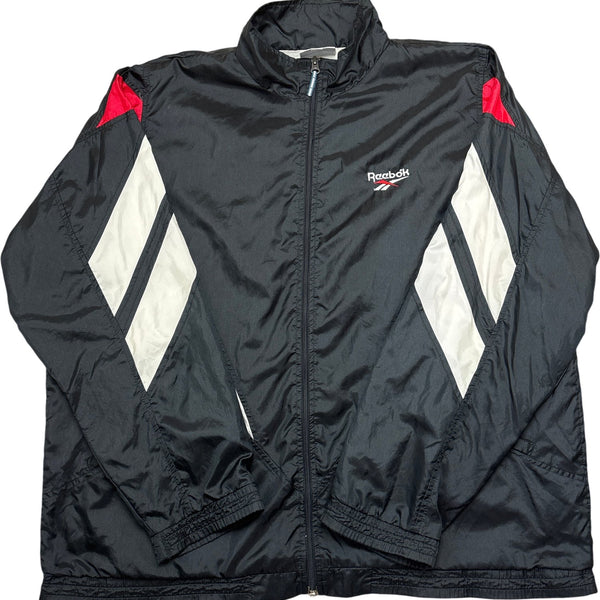 Vintage Black Reebok Windbreaker  (XL)