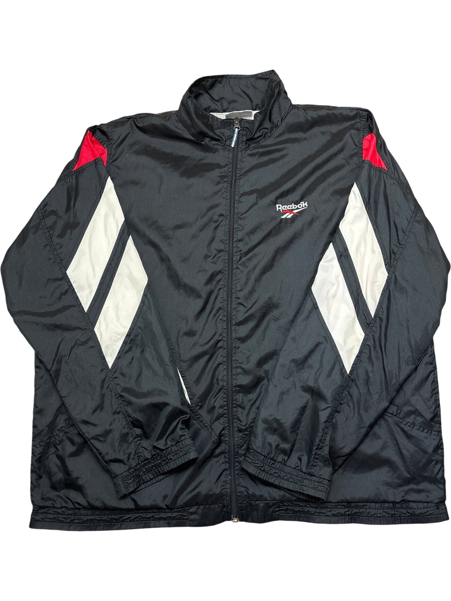 Vintage Black Reebok Windbreaker  (XL)