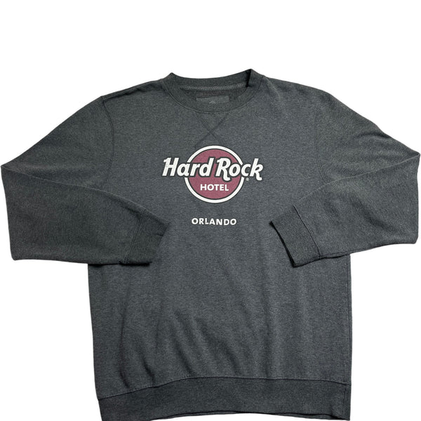 Vintage Grey Hard Rock Cafe Sweatshirt Orlando (L)