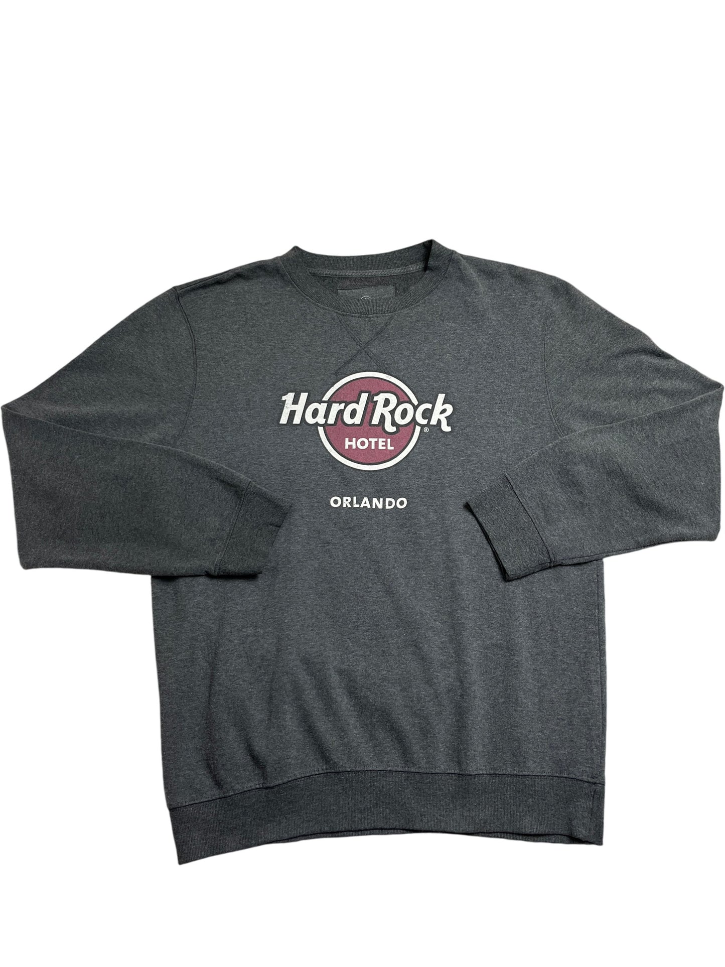Vintage Grey Hard Rock Cafe Sweatshirt Orlando (L)