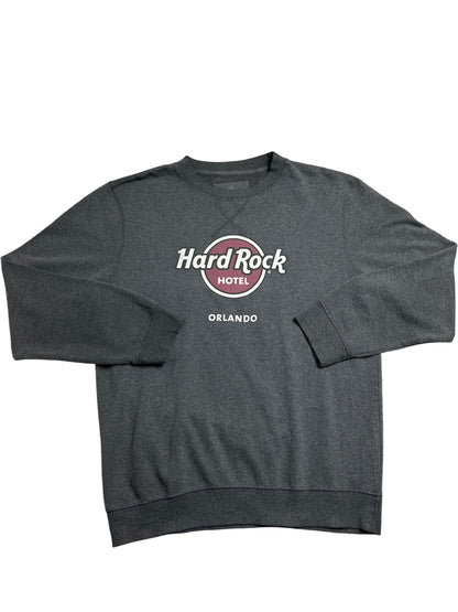 Vintage Grey Hard Rock Cafe Sweatshirt Orlando (L)