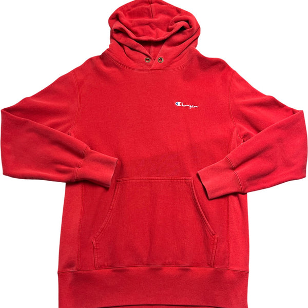 Vintage Red Champion Hoodie (XL)