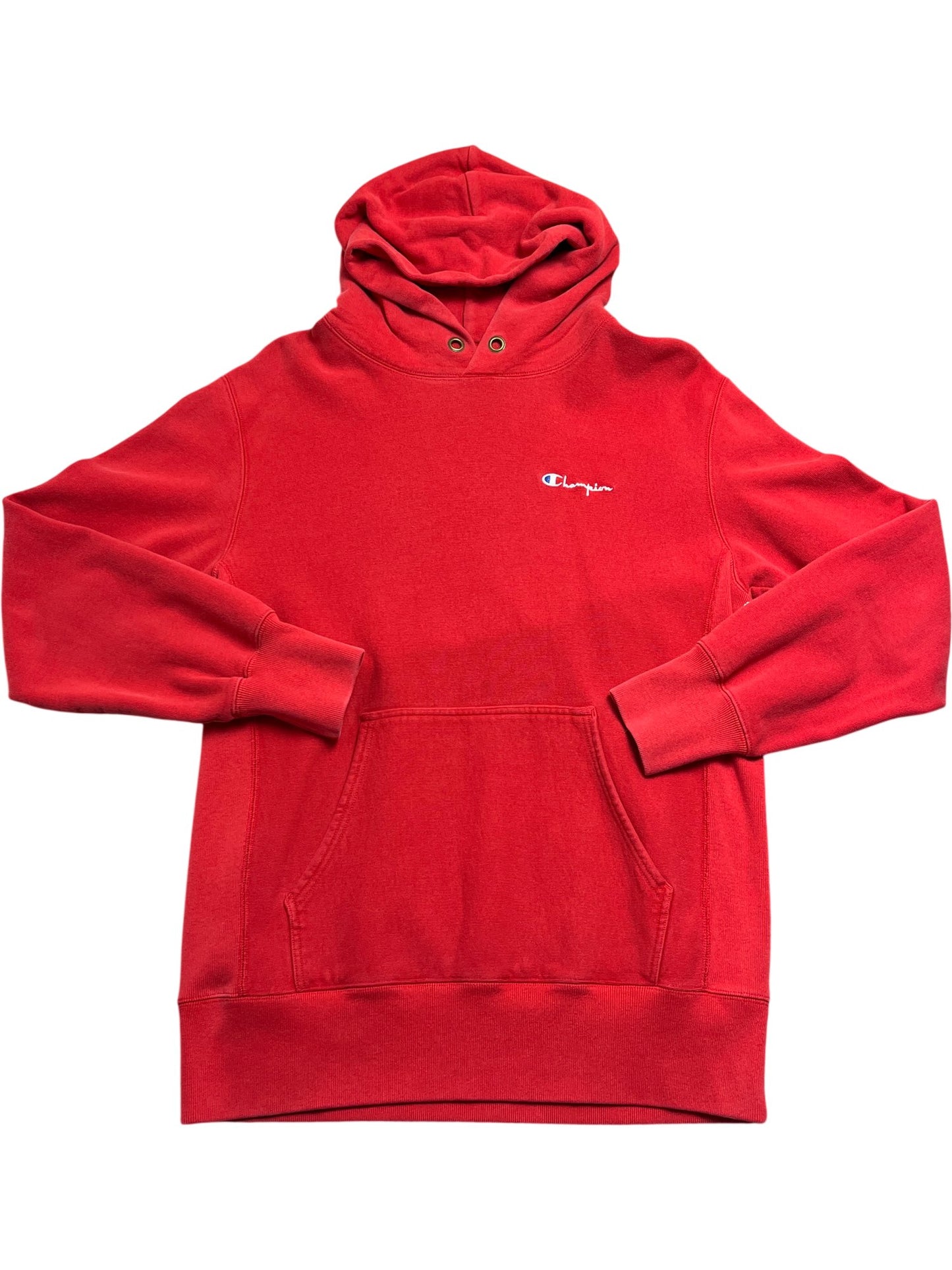 Vintage Red Champion Hoodie (XL)