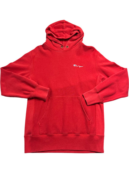 Vintage Red Champion Hoodie (XL)