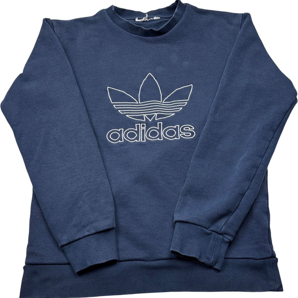 Vintage Navy Adidas Sweater (S)