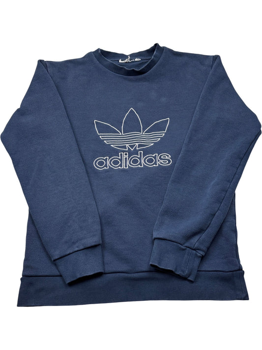 Vintage Navy Adidas Sweater (S)