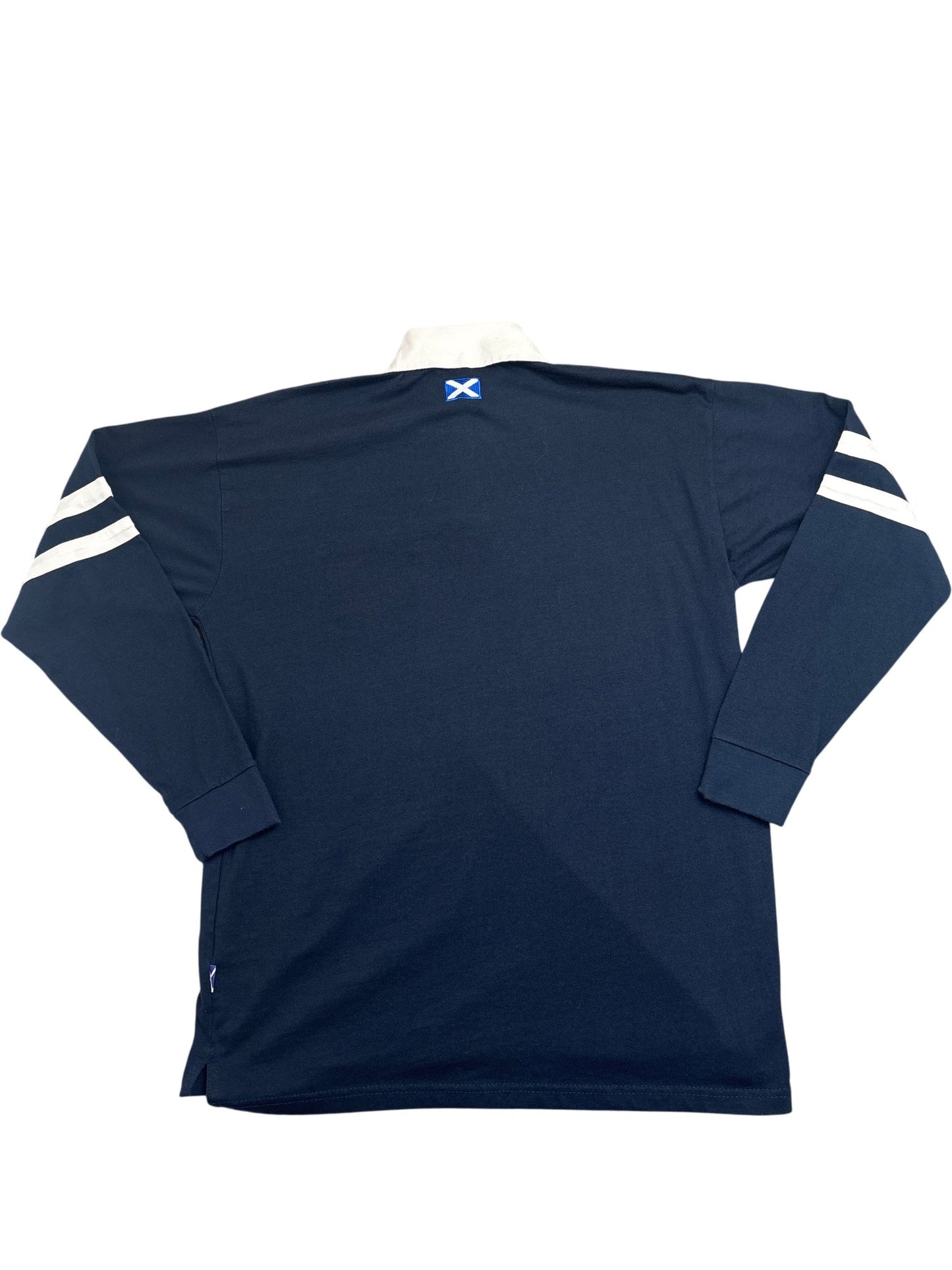 Vintage Navy Scotland Rugby Shirt (M)