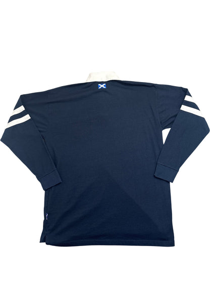Vintage Navy Scotland Rugby Shirt (M)