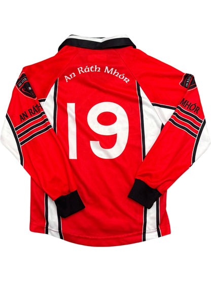 Vintage Red O'Neills Jersey An Ráth Mhór Kids 9-10 (XXS)