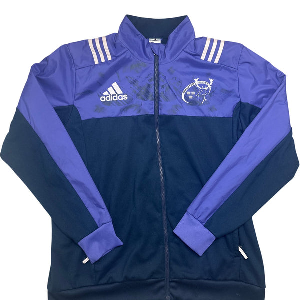 Vintage Blue Adidas Track Jacket Munster Rugby (XL)