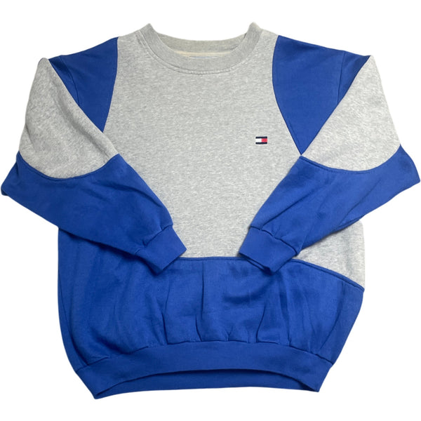 Vintage Grey Blue Tommy Hilfiger Rework Sweatshirt (M)