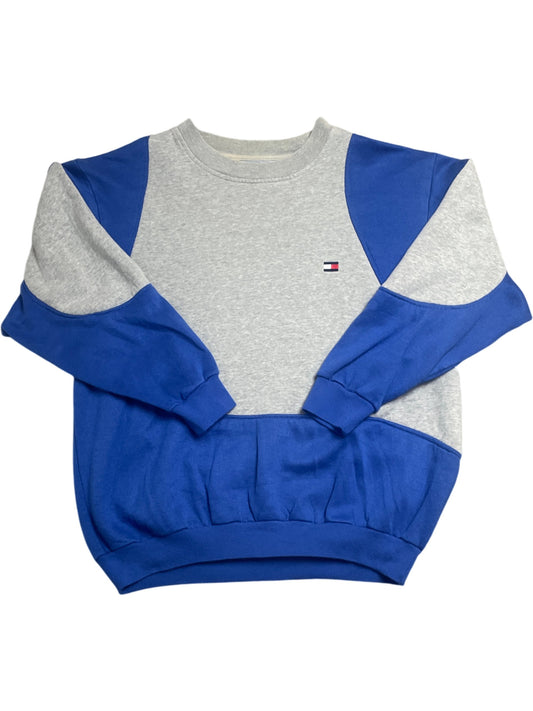 Vintage Grey Blue Tommy Hilfiger Rework Sweatshirt (M)
