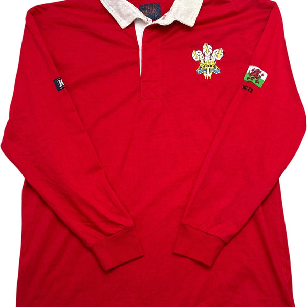 Vintage Red Welsh Rugby Shirt L ()
