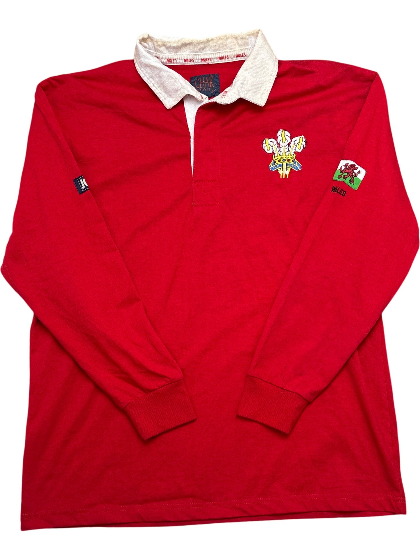 Vintage Red Welsh Rugby Shirt L ()