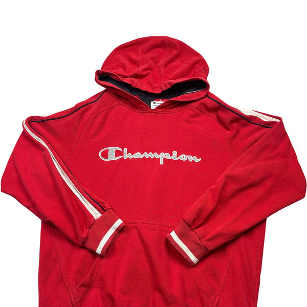 Vintage Red Champion Hoodie (L)
