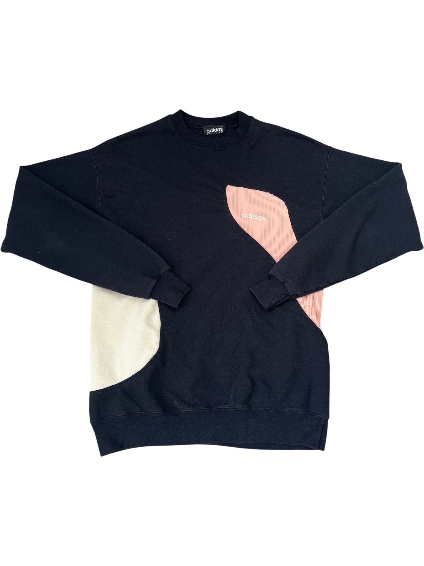 Vintage Black Adidas Sweatshirt 90s (S)