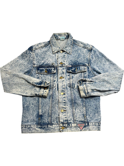 Vintage Blue Guess Denim Jacket 90s (S)