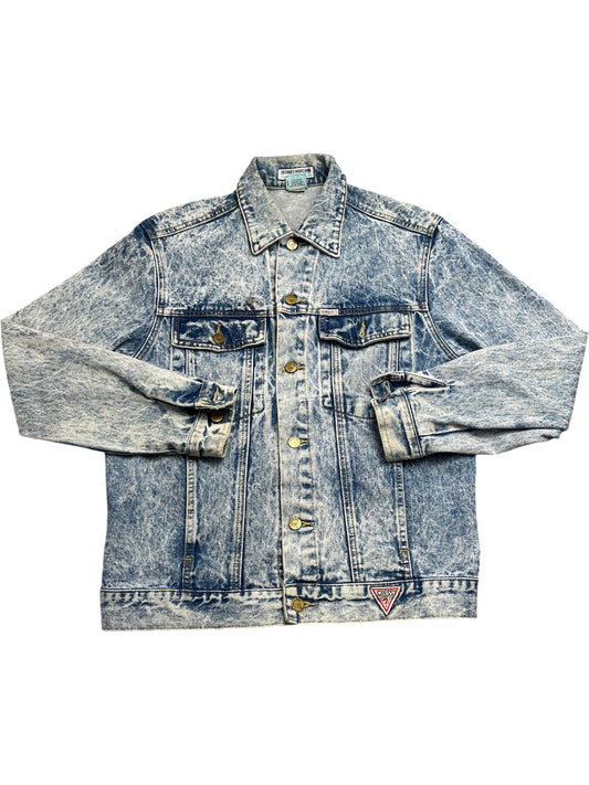 Vintage Blue Guess Denim Jacket 90s (S)