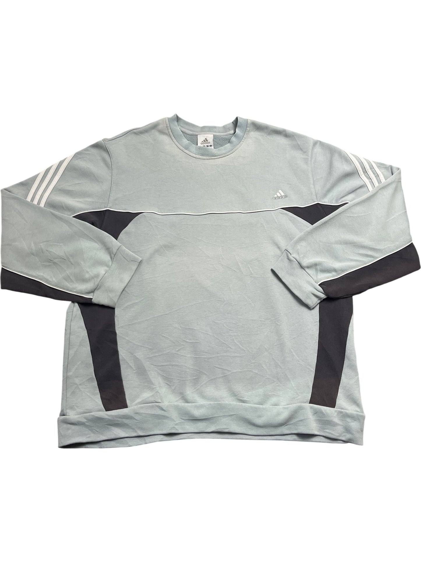 Vintage Grey Adidas Sweatshirt (XL)