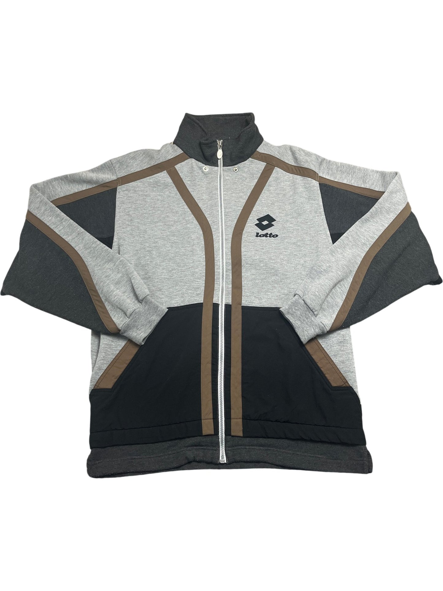Vintage Grey Lotto Track Jacket (L)