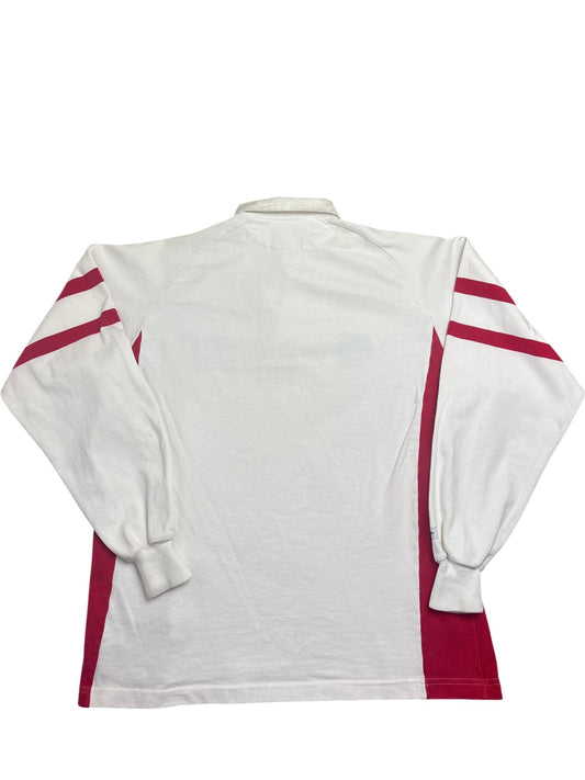 Vintage White England Rugby Shirt World Rugby (XL)