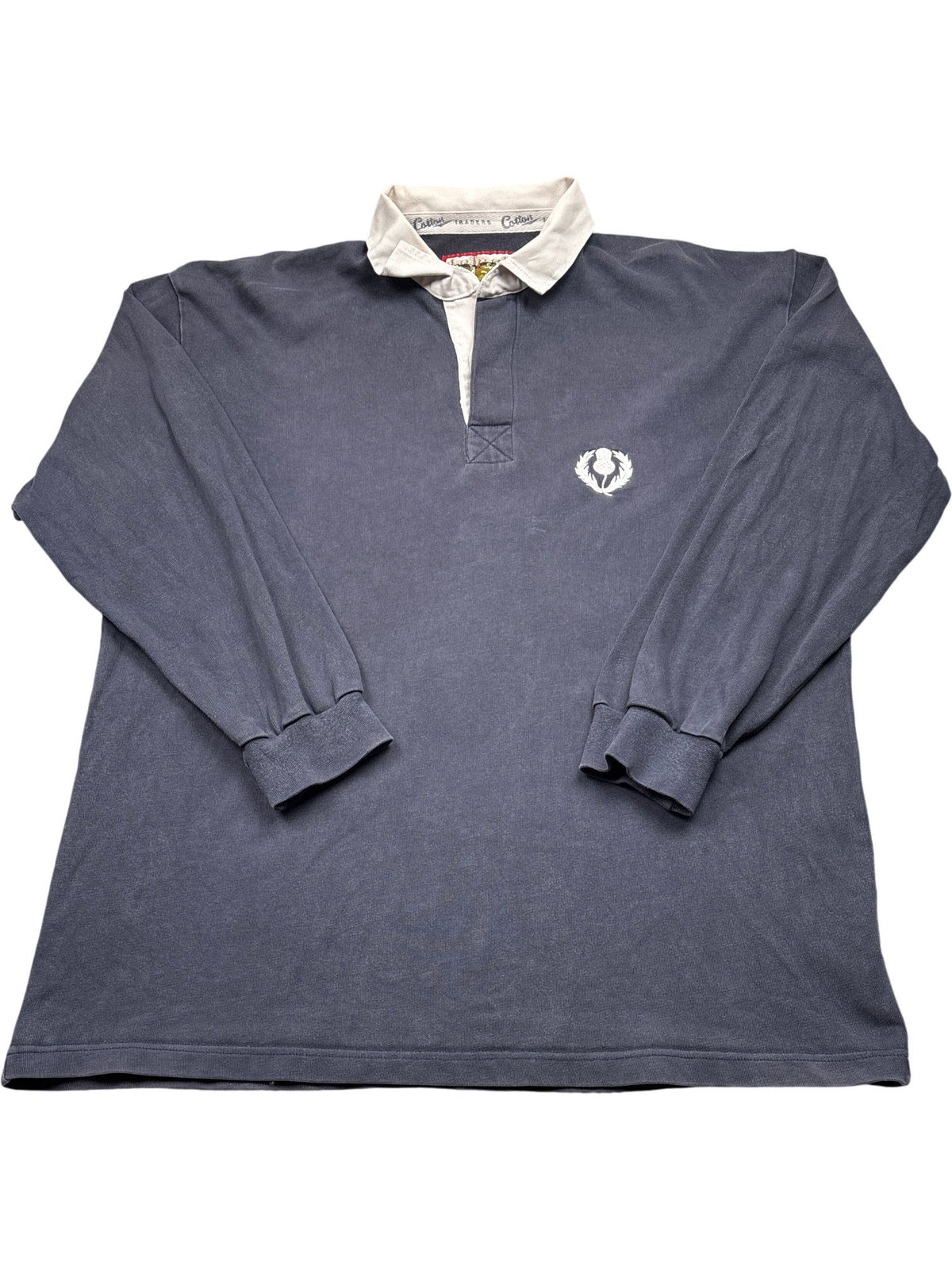 Vintage Blue Rugby Shirt 90s (L)