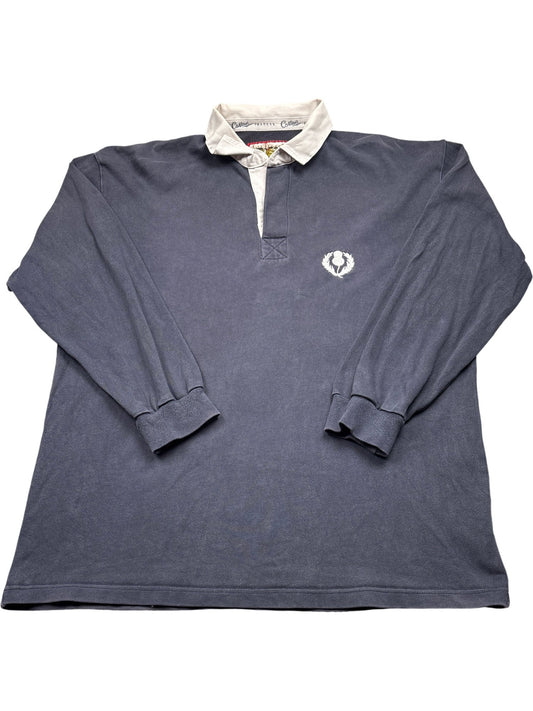 Vintage Blue Rugby Shirt 90s (L)
