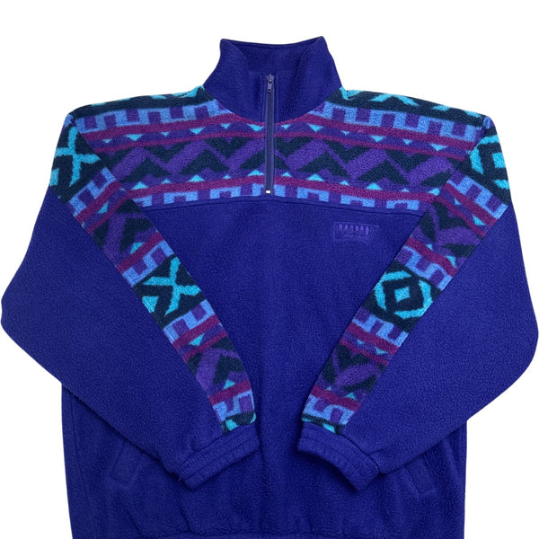Vintage Blue Whack Vintage Fleece Sweatshirt 90s (M)