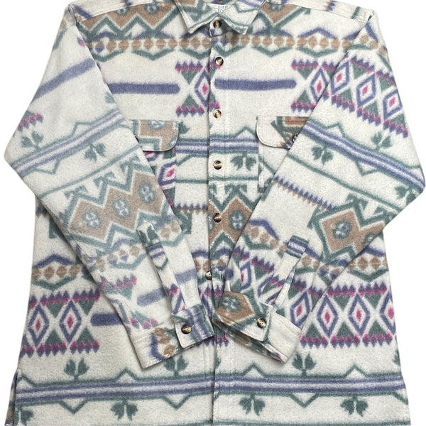 Vintage Multi Whack Vintage Fleece Jacket Herri’s Look (L)