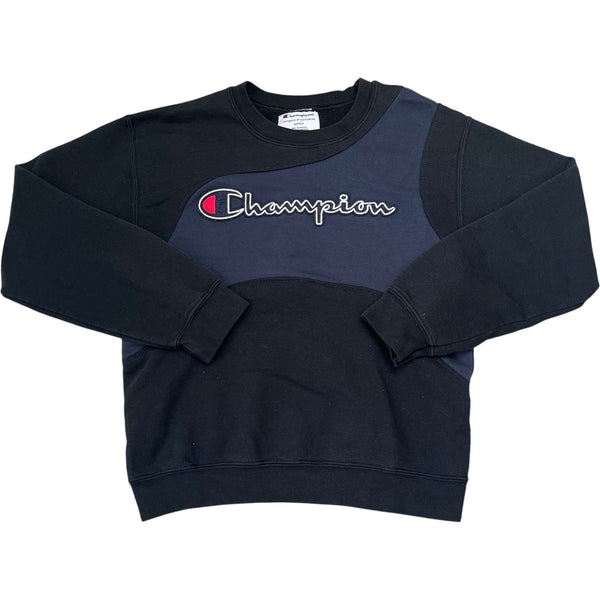 Vintage Black Champion Crewneck Sweatshirt (S)