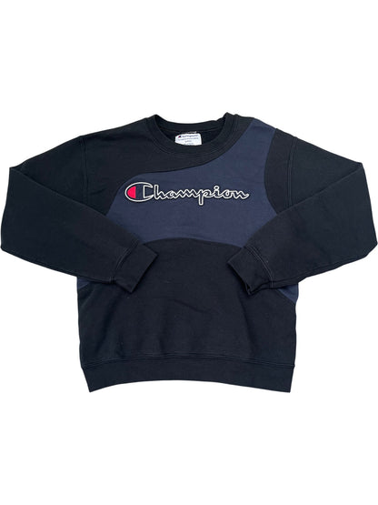Vintage Black Champion Crewneck Sweatshirt (S)