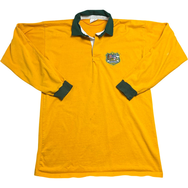 Vintage Yellow Australia Rugby Jersey (XL)