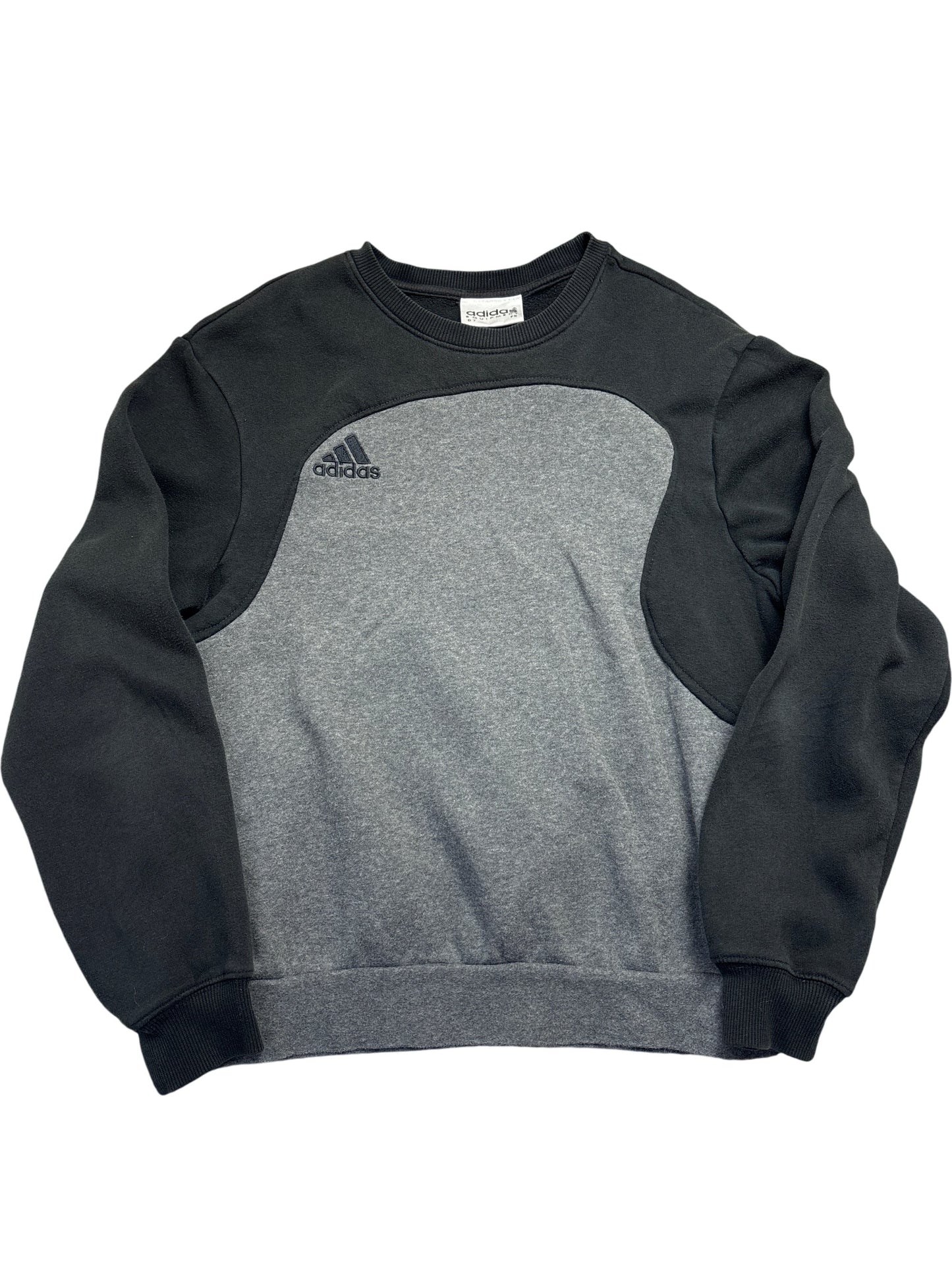 Vintage Black Adidas Crewneck Sweatshirt (M)