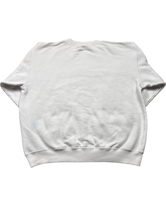 Vintage White Reebok Sweatshirt 90s (M)