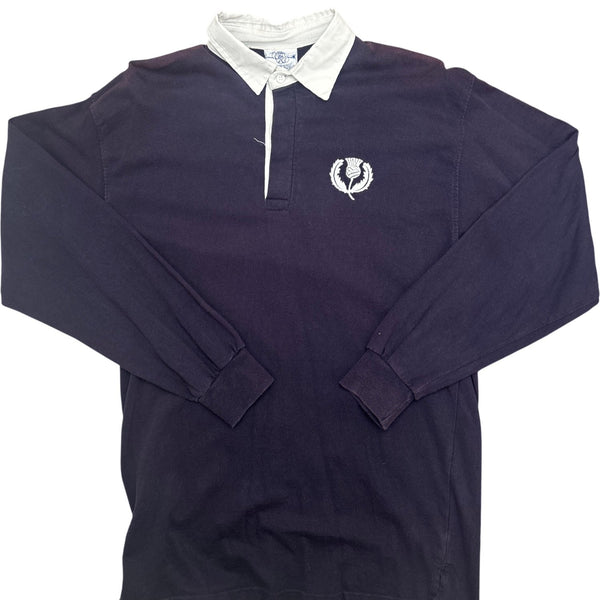 Vintage Navy Fred Perry Rugby Shirt 90s (L)