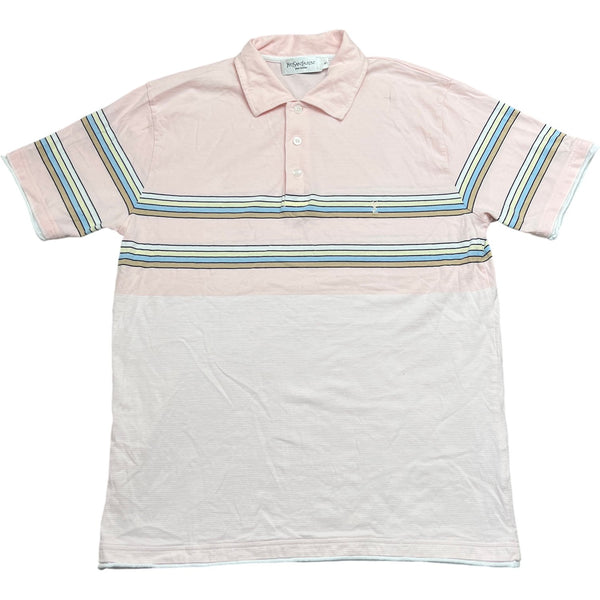 Vintage Pink Yves Saint Laurent Polo Shirt (M)