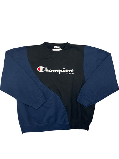 Vintage Blue Champion Crewneck Sweatshirt USA (L)
