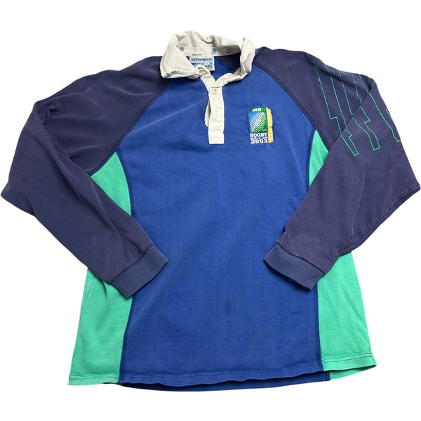 Vintage Blue Rugby Shirt World Cup 2003 (M)